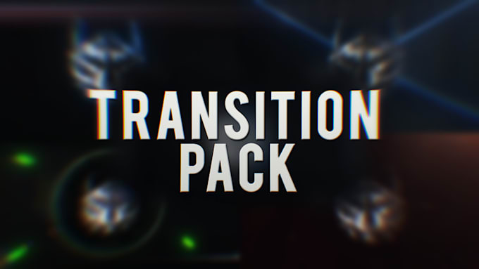 create a transition pack for your stream and videos