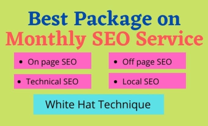 be your SEO specialist providing monthly backlinks