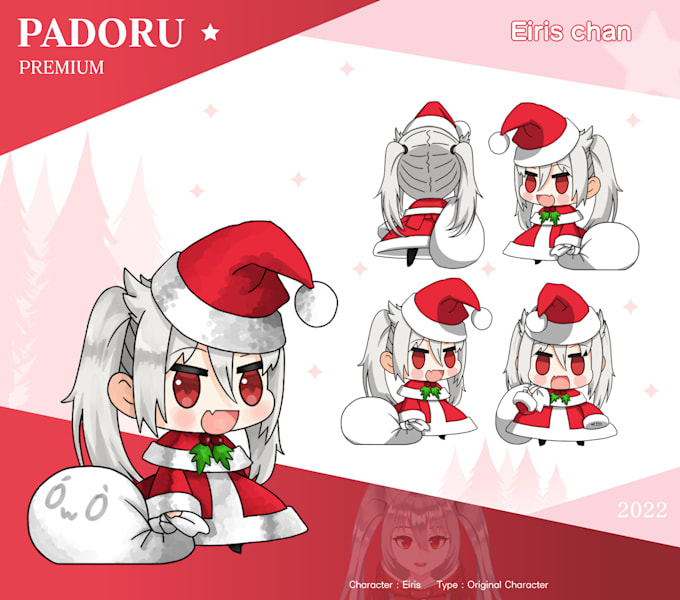 draw any characters as padoru spin