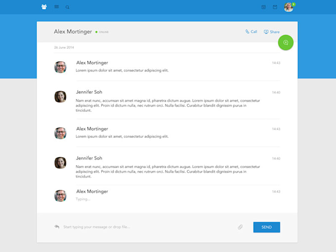 create chat app with real time private and group chat