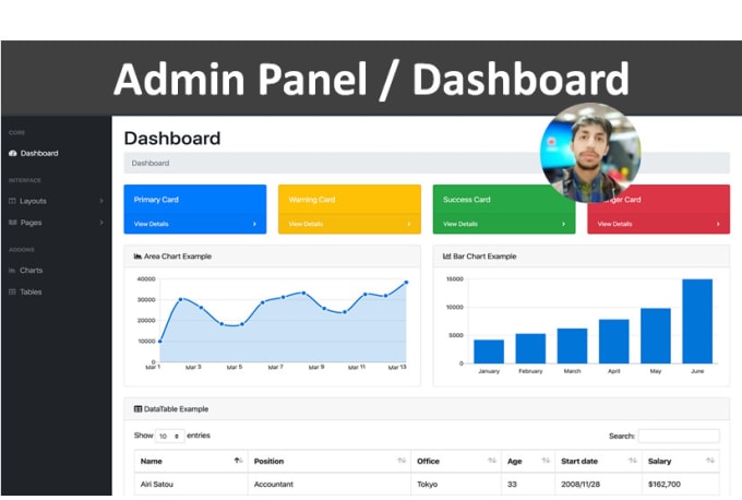 Create Admin Panel Or Dashboard In Php By Yasirwd