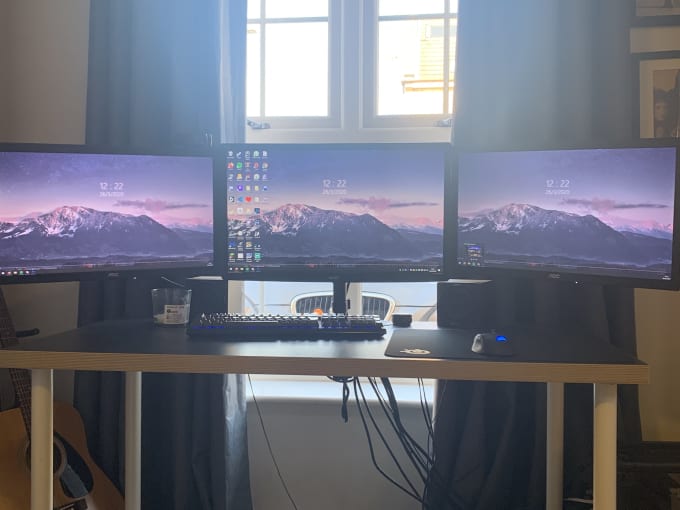 design computer set up according to your budget