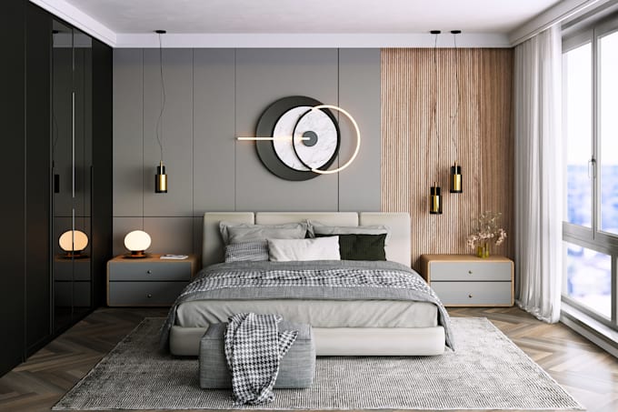 create photorealistic interior architectural 3d rendering