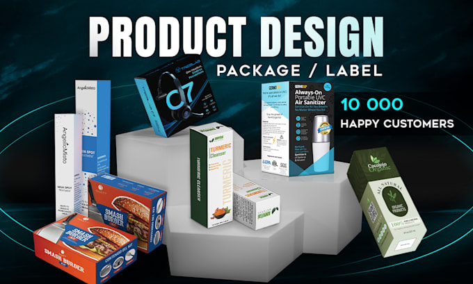 create 3d product packaging