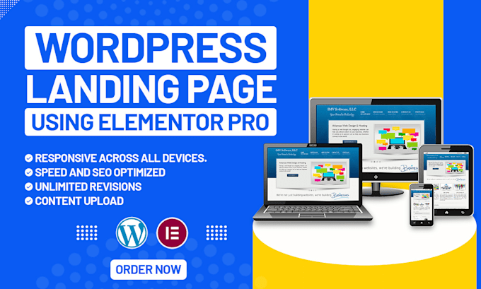 design elementor landing page in 5 hours