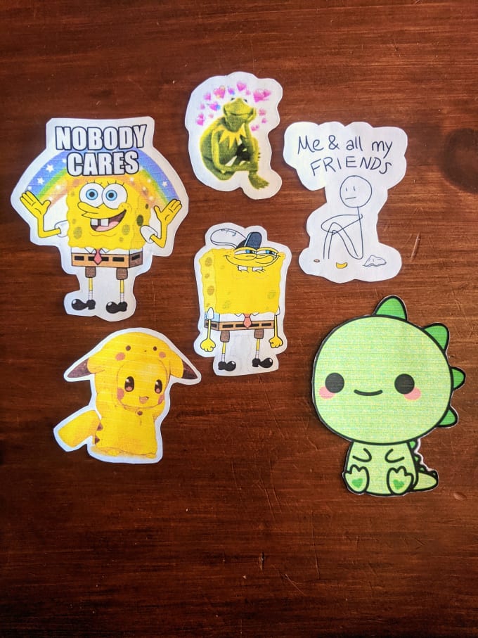 make custom homemade stickers