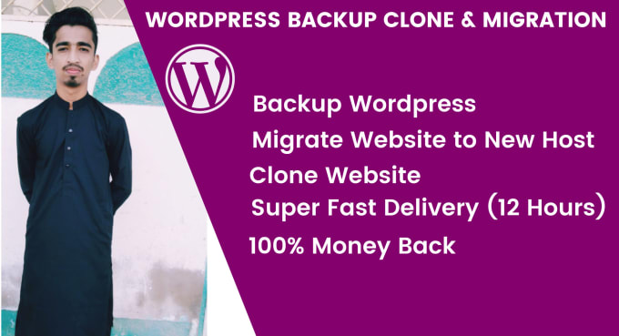 backup, migrate, clone or transfer wordpress website