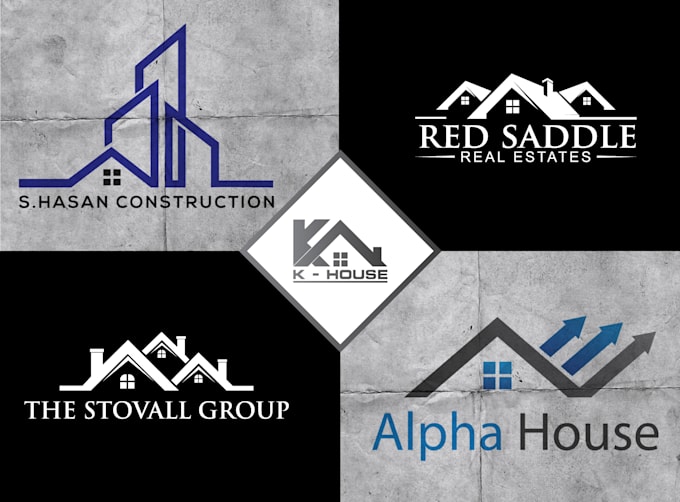 do real estate and construction logo