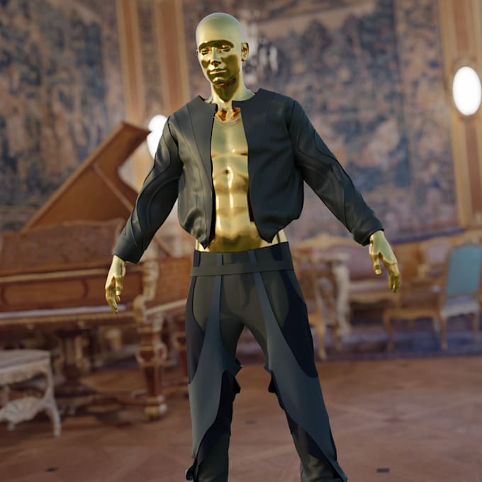 animate clothes from references images only