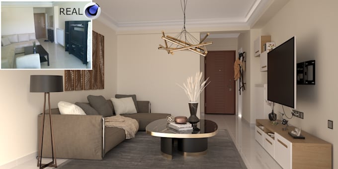 create any room of your house in cinema 4d