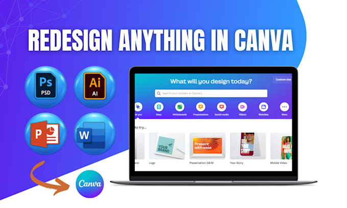 redesign anything in canva templates