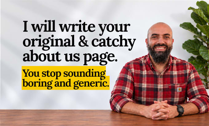 write original about us, brand story, mission, vision statement