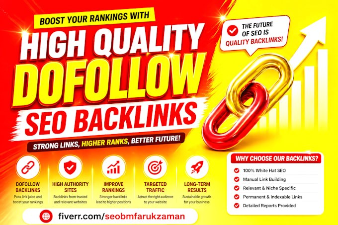 build high quality dofollow seo backlinks