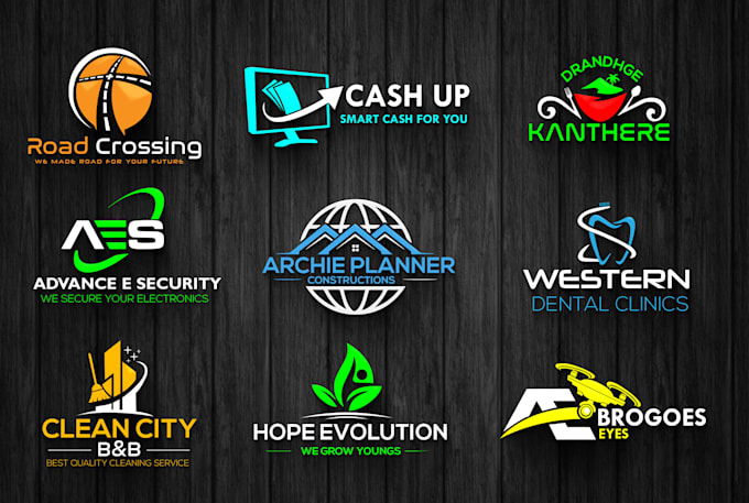 do stunning unique modern business logo design with copyright