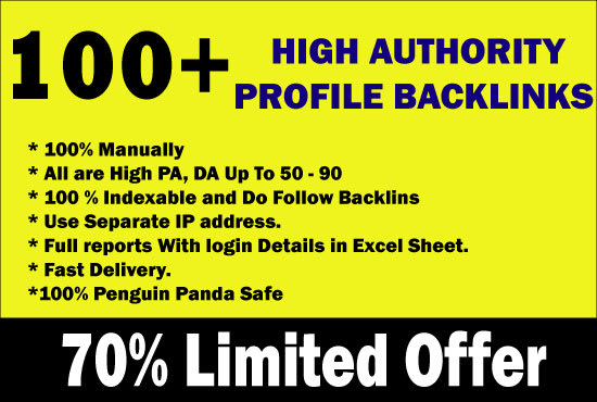 do SEO profile backlinks high authority white hat link building manually
