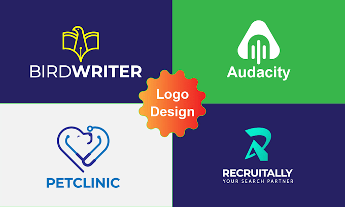 design modern flat, minimalist, monogram logo for business