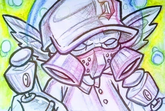 draw anything unique graffiti style