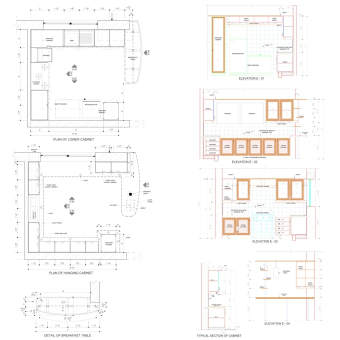 design kitchen with details