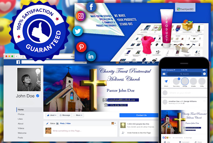 design professional header,cover, banner for social media and website