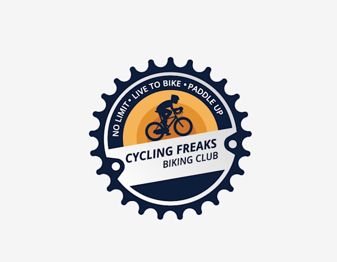 design a cycle racing logo with free source file