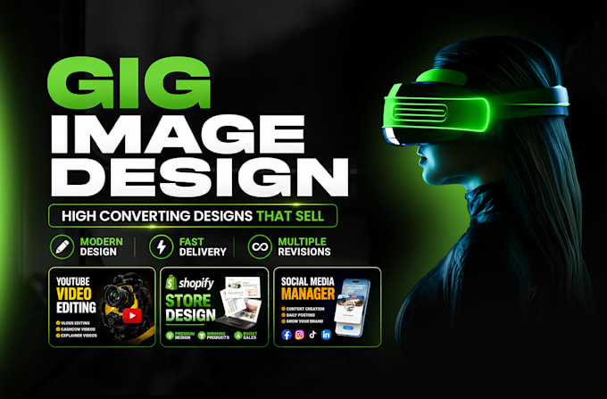 design stunning fiverr gig image, thumbnail, cover photo