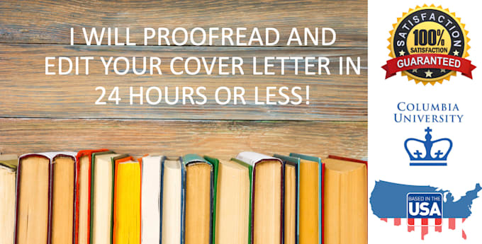 professionally proofread and edit your cover letter