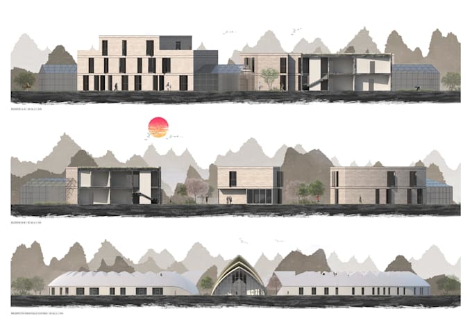 Create 2d render plan, section or elevation by Lorebeastudio | Fiverr