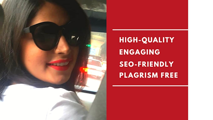 write engaging and SEO friendly content for you