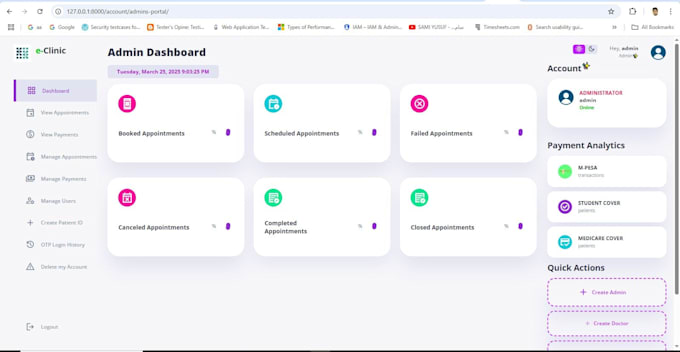 develop your web application using python and django