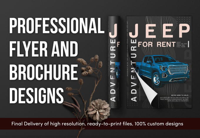 design a professional quality custom flyer
