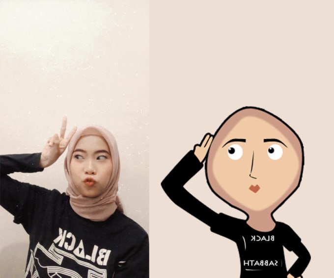 create cartoon like mr bean animated from your photo