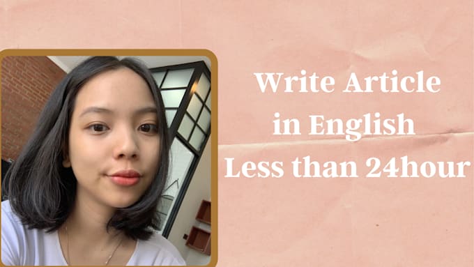 write article in indonesia or english