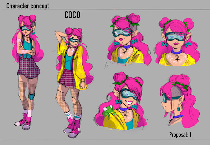 create expressive character designs for animation