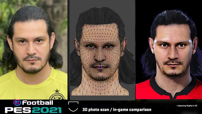 make custom player face efootball pes 2021 pc