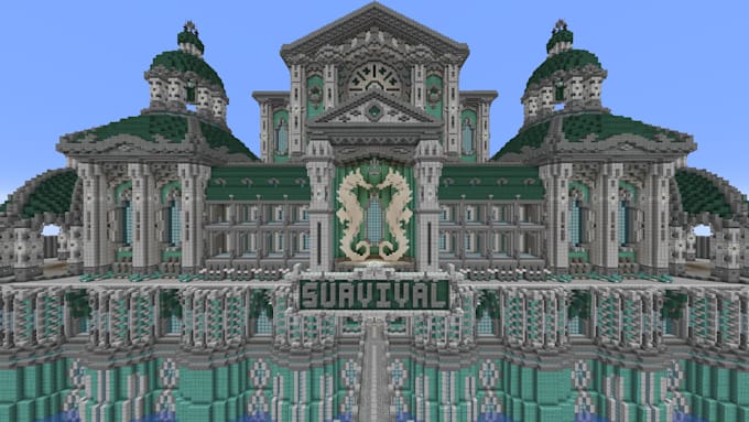 Crea una creazione o una mappa minecraft di alta qualità