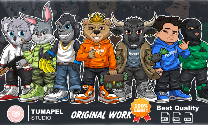 disegna vestiti personalizzati illustrazione personaggio dei cartoni  animati e design grafico maglietta