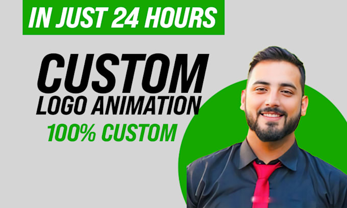 create a professional 2d custom logo animation