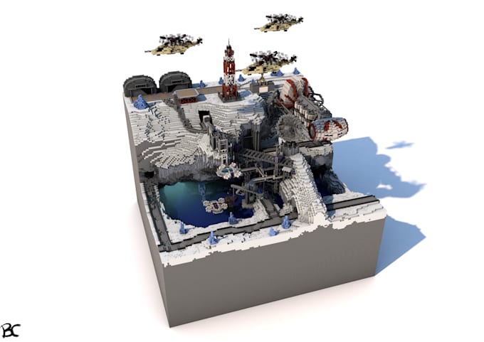 build a minecraft map with the battlecraft buildteam