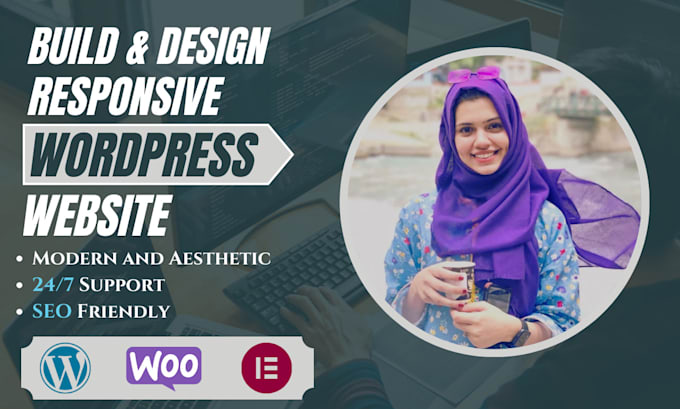 build and design a responsive wordpress website