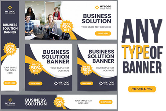 design a static google display ads and animated GIF banner