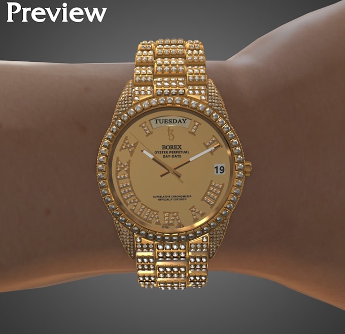 design your watch in 3d