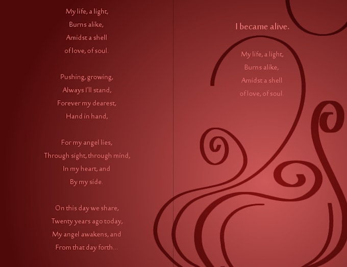 write you a beautiful 6 stanza, or 30 line, poem about anything