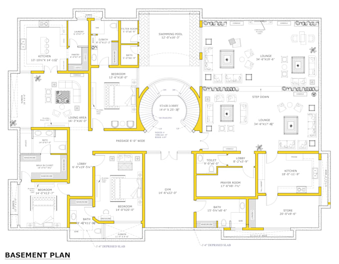 do 2d floor plans for residential and commercial