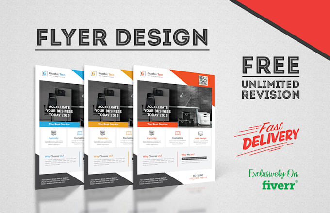design an awesome flyer for you