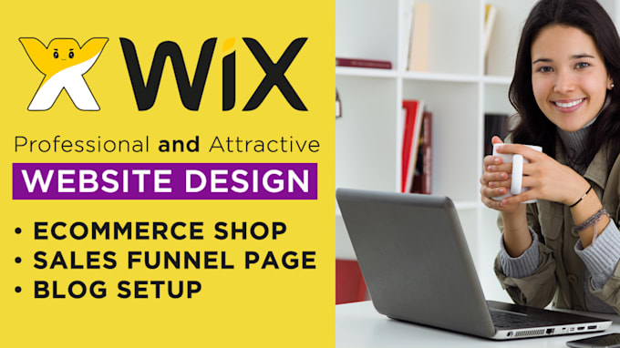 design professional and attractive wix website