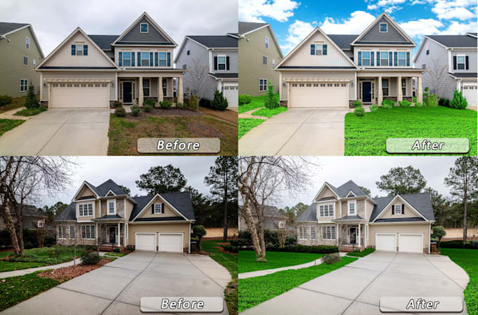 do real estate photo editing and retouch