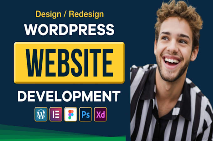 create modern responsive landing page or wordpress site with elementor pro