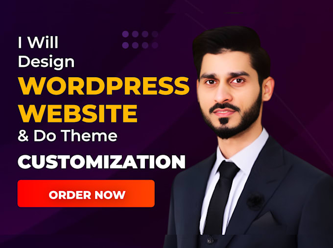 design a wordpress theme, wordpress website, wordpress customization