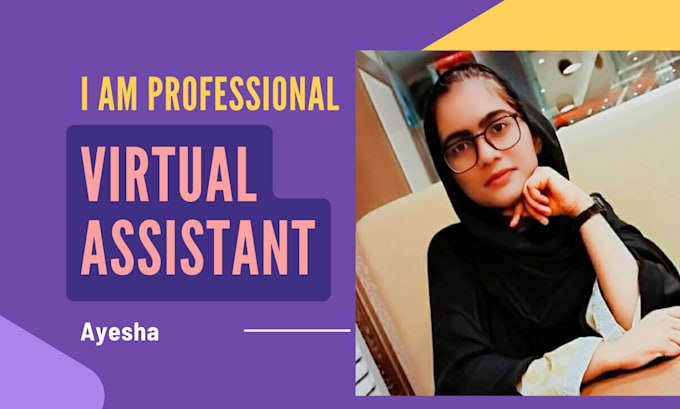 be your professional virtual assistant for data entry