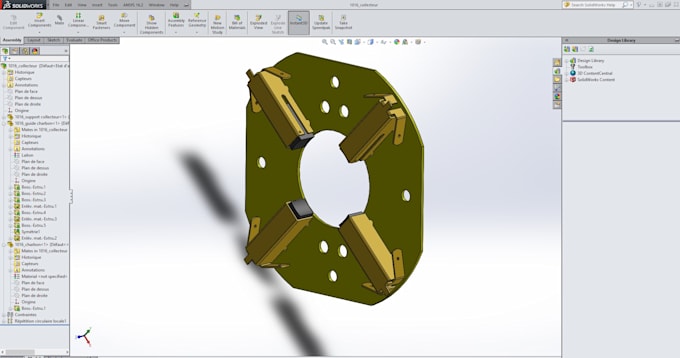 Make 3d model and 2d drawings using solidworks and catia v5 by Tudor ...